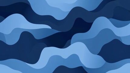 Abstract blue wave pattern for modern design