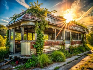 Abandoned Roadside Diner, 2018: Urban Exploration Photography