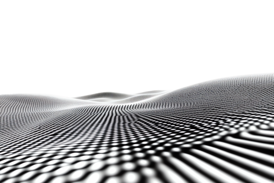 Abstract Geometric Wave Pattern Design