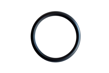 Elegant Black Circle Frame Design