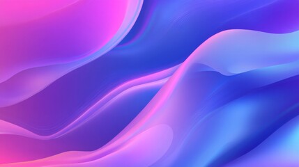 Obraz premium Abstract fluid wave pattern in vibrant pink and blue hues for modern design projects