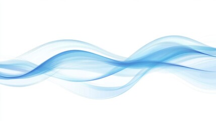 Naklejka premium Abstract blue wave pattern design for background and decoration