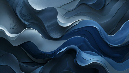 Obraz premium abstract blue background with waves