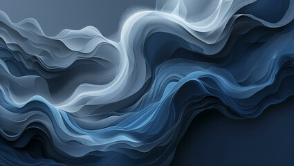 abstract blue background with waves