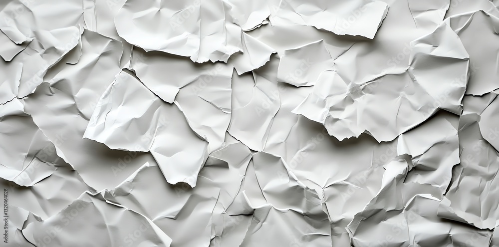 Aufkleber exploring crumpled paper texture for creative design projects