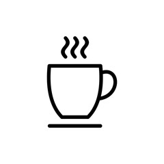 coffee cup icon vector illustration. cup a coffee sign and symbol