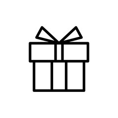 Gift icon vector illustration. gift sign and symbol. birthday gift