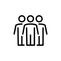 People icon vector illustration. person sign and symbol. User Icon vector