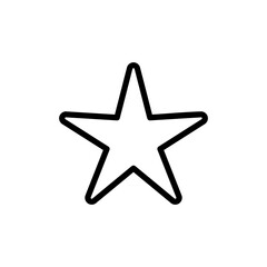 Star Icon vector illustration. rating sign and symbol. favourite star icon
