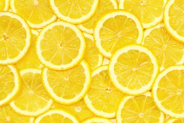 Lemon slices background 