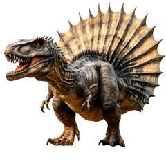 Fototapeta premium 3D Render of Spinosaurus Rex Dinosaur on Isolated White Background