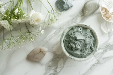 Close-up of organic skincare, featuring natural cleansing, toning, and moisturizing products.