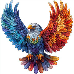 Fototapeta premium blue and yellow macaw American