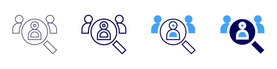 Search snippet​ icon in 4 different styles. Thin Line, Line, Bold Line, Duotone. Duotone style. Editable stroke