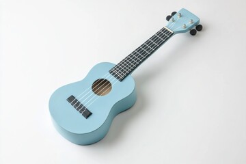 High quality kids guitar isolated on a clean white background for music lovers and young musicians