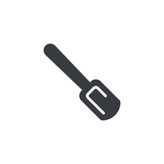 A small bamboo scoop vector icon