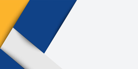 Blue and yellow abstract geometric background vector illustration