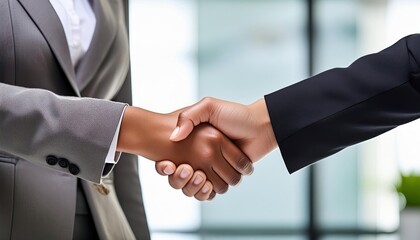 Professional Handshake Business People Sealing the Deal
