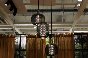 lamp for lighting a room at night