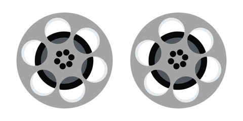 Set of isolated rubber tyre or car tire, truck wheel with metal star rim, lorry disk icon or bus wheels. Vehicle vulcanization or balancing, garage logo or brake maintenance, road, race, drive symbol