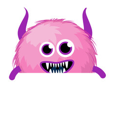 Cute cartoon monsters Comic halloween joyful monster character