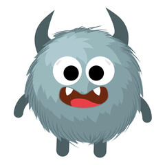 Cute cartoon monsters Comic halloween joyful monster character