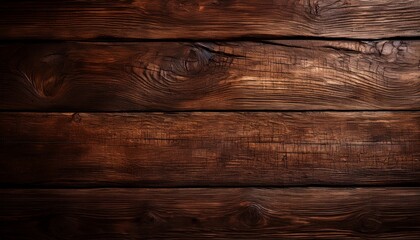 deep brown wooden surface with an aged and rustic appearance featuring natural cracks and imperfections for an organic feel