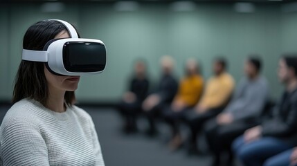 Engaging Virtual Reality Recruitment Session for Potential Candidates in Modern Workplace