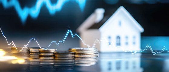 Real estate investment trends urban areas financial growth business environment close-up view wealth accumulation