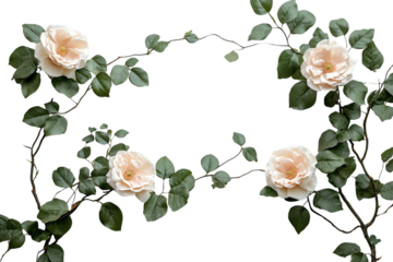 Delicate Pastel Roses in a Floral Arrangement