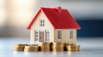 Real estate investment insights home and property market financial management indoor close-up wealth building