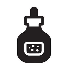 Homeopathy bottle vector