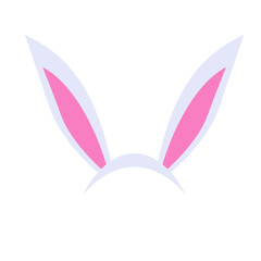 Cartoon Bunny Ears Illustration