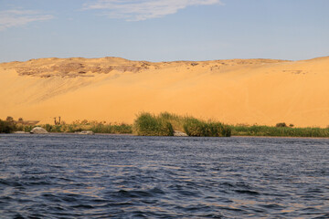 desert landscape with a river
