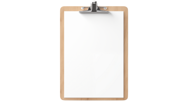 Blank Clipboard Mockup Perfect for Note Taking and Organization