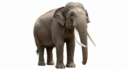 Obraz premium Majestic Asian Elephant: A Serene Portrait