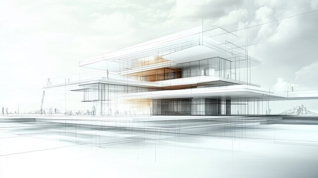 A pivotal component of the project blueprint, this segment of the architectural design outlines the structure form and spatial organization.