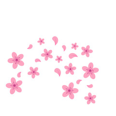 Fototapeta premium Cherry Blossom Petals