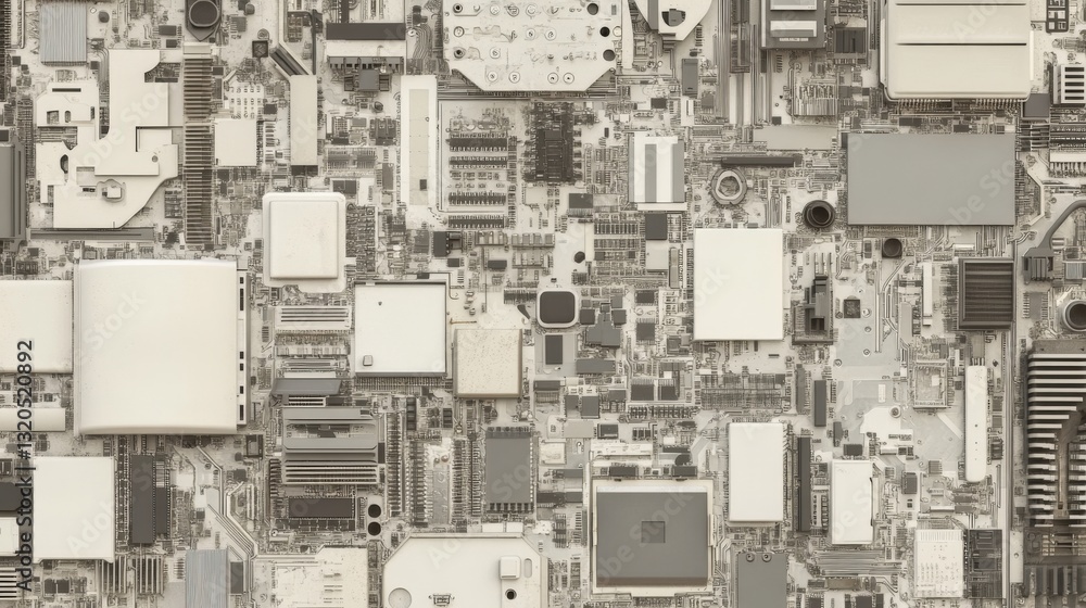 Poster circuit board pattern