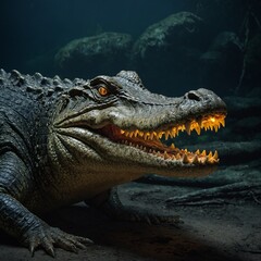 Obraz premium alligator in the everglades