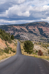 Lower Slide Lake is located in Bridger-Teton National Forest, in the U.S. state of Wyoming.  The Chugwater Formation