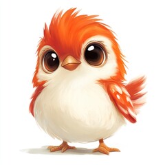 Fototapeta premium Chicken PNG isolated on white