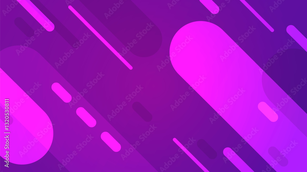 Aufkleber purple geometric abstract background with dynamic diagonal shapes