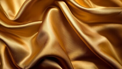 Fototapeta premium golden silk or satin fabric background