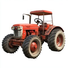 Obraz premium Farm tractor transparent background