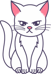 Cute Cat Illustration