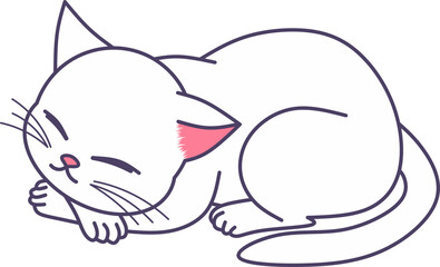 Cute Cat Illustration