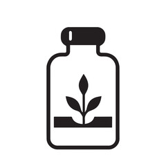 Homeopathy bottle vector