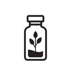Homeopathy bottle vector