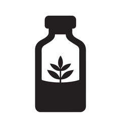 Homeopathy bottle vector